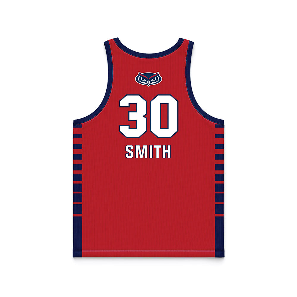 FAU - NCAA Men's Basketball : Lachlan Smith - Basketball Jersey-1