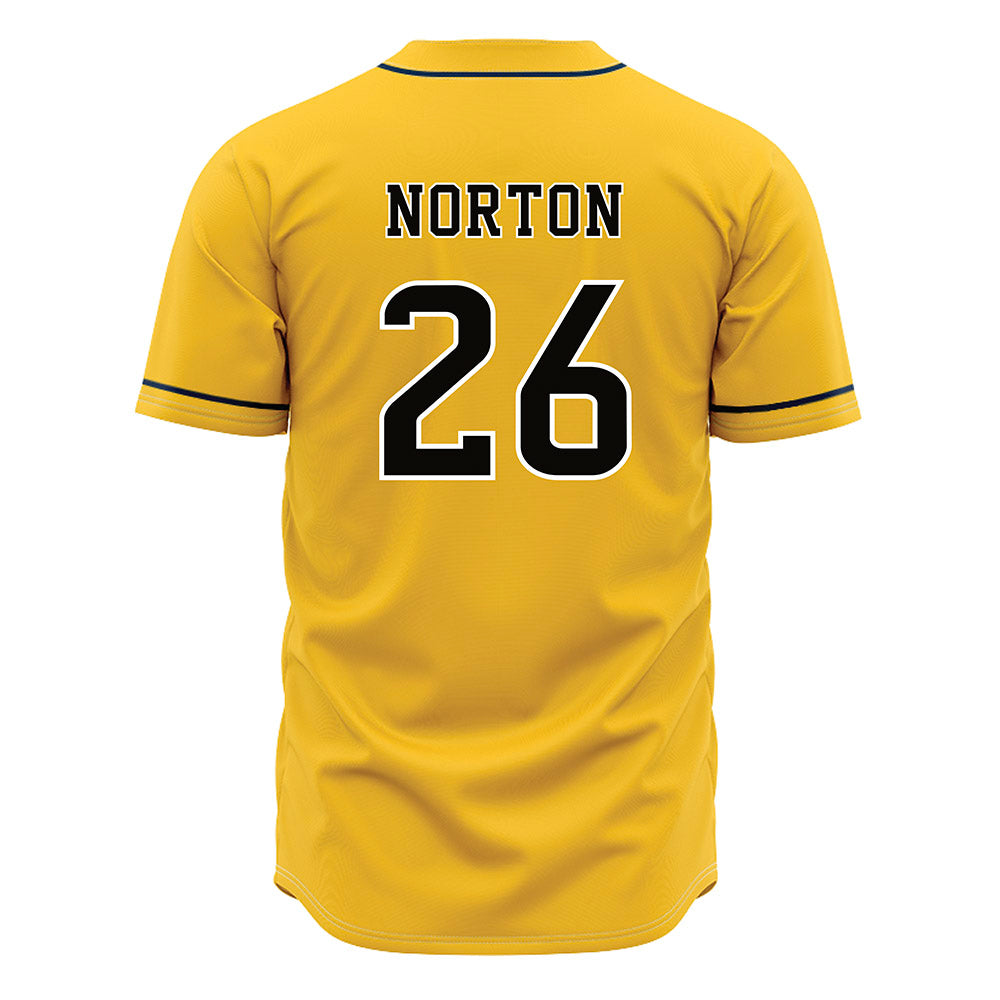 Southern Miss - NCAA Baseball : Jace Norton - Gold Jersey-1