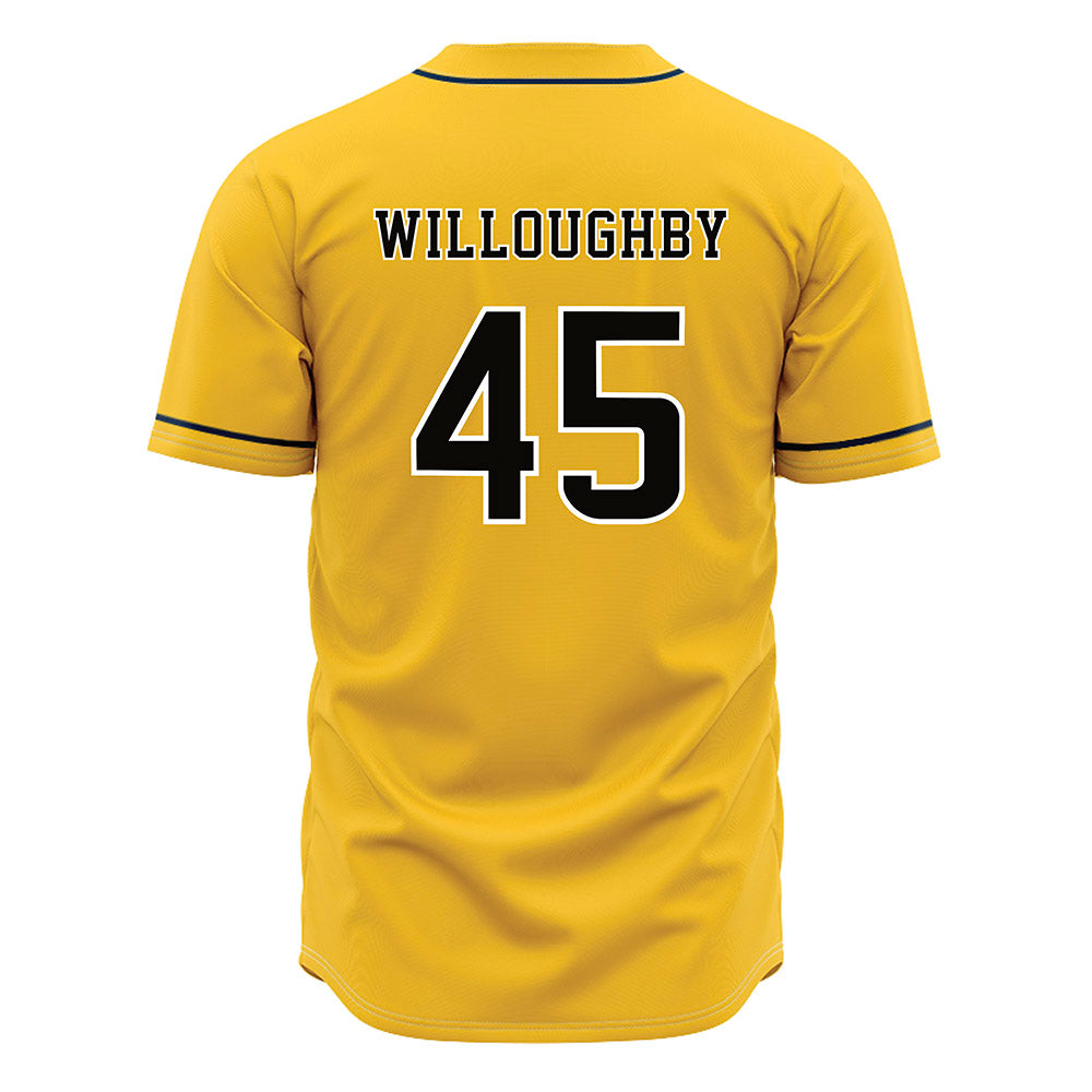Southern Miss - NCAA Baseball : Brooks Willoughby - Gold Jersey-1