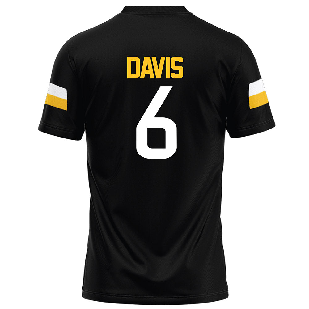 Southern Miss - NCAA Football : Micah Davis - Black Football Jersey-1