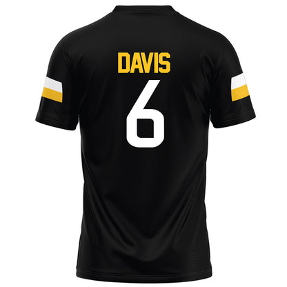 Southern Miss - NCAA Football : Micah Davis - Black Football Jersey-1