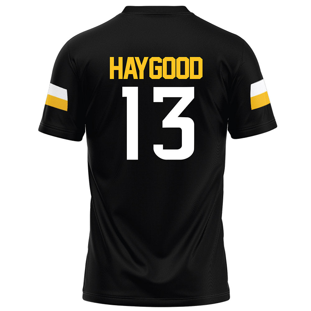 Southern Miss - NCAA Football : Mathis Haygood - Black Football Jersey-1