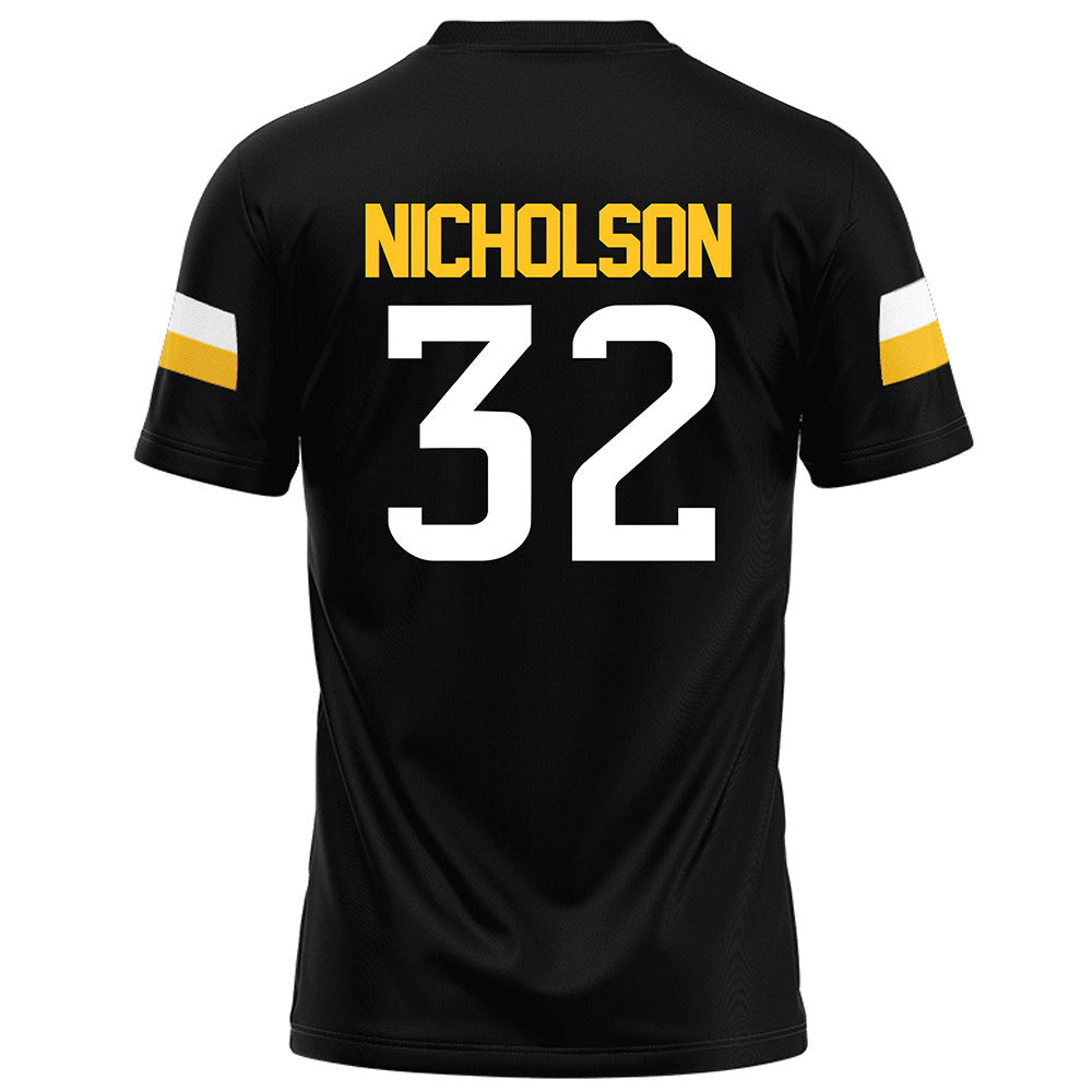 Southern Miss - NCAA Football : Fredrick Nicholson - Black Football Jersey-1