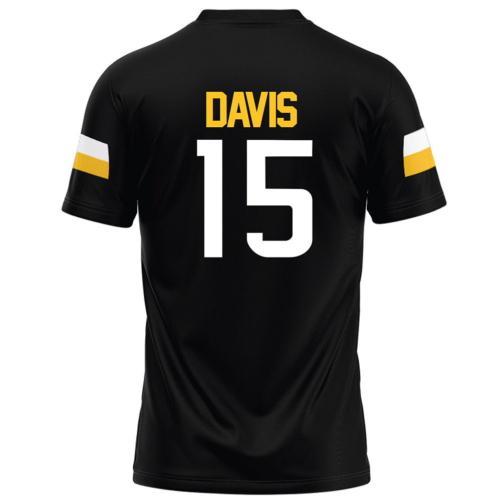 Southern Miss - NCAA Football : Kyle Davis - Black Football Jersey-1