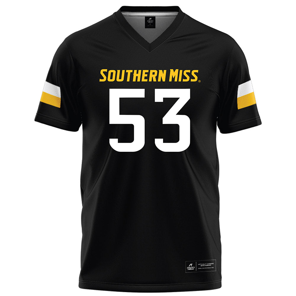 Southern Miss - NCAA Football : Joseph Harper - Black Football Jersey-0