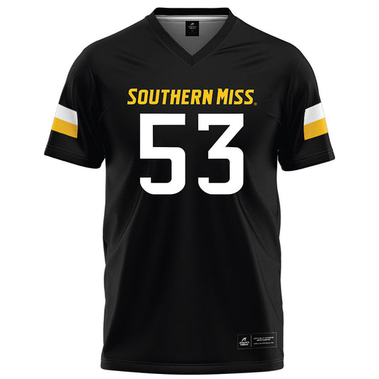 Southern Miss - NCAA Football : Joseph Harper - Black Football Jersey-0
