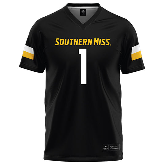Southern Miss - NCAA Football : Braylon Braxton - Black Football Jersey-0