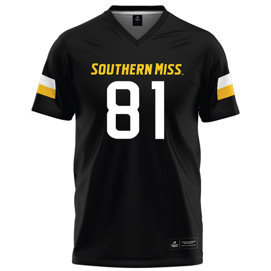 Southern Miss - NCAA Football : Cace Reed - Black Football Jersey-0