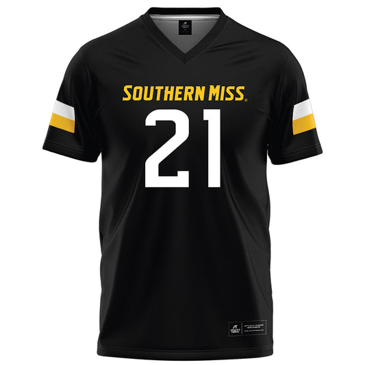Southern Miss - NCAA Football : Khalil Foster - Black Football Jersey-0