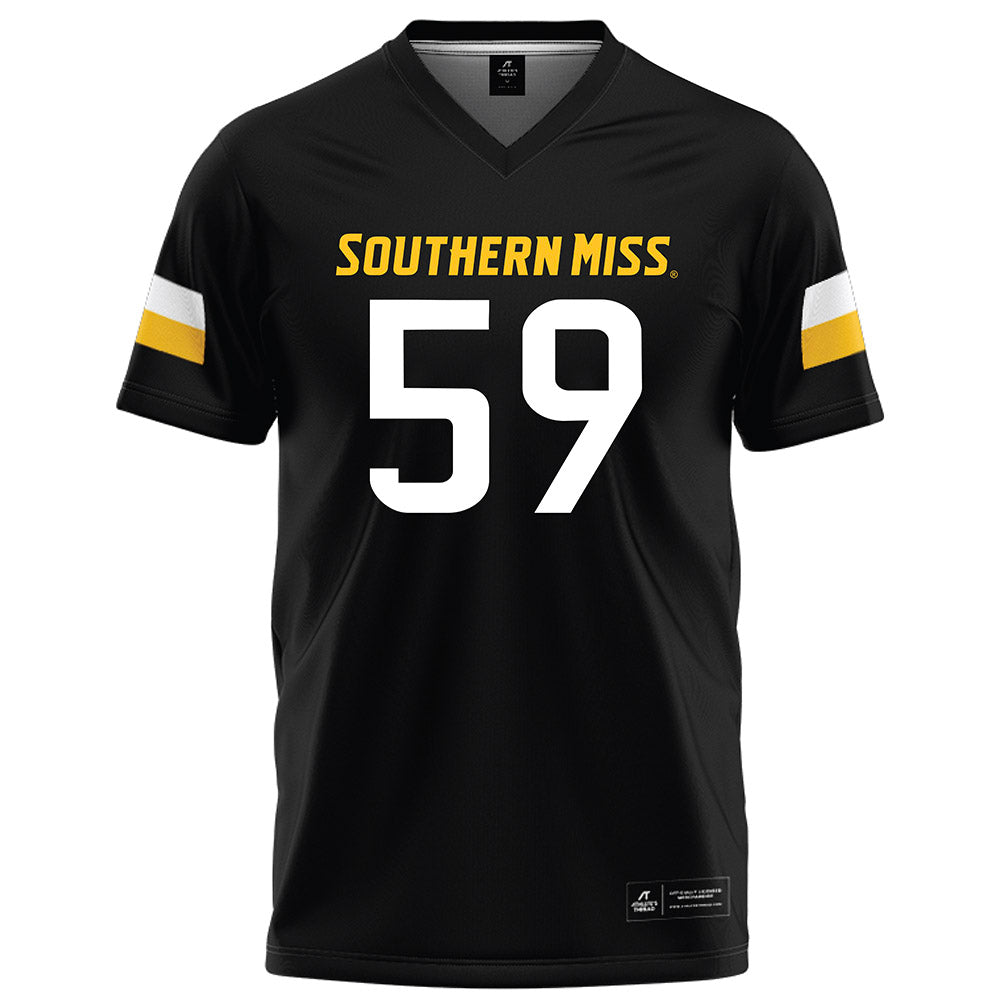 Southern Miss - NCAA Football : Chris Hayes - Black Football Jersey-0