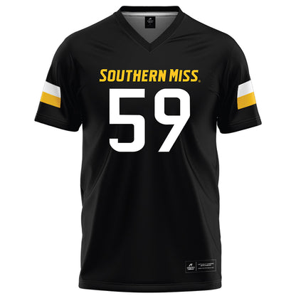 Southern Miss - NCAA Football : Chris Hayes - Black Football Jersey-0