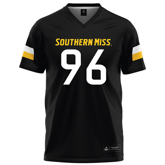 Southern Miss - NCAA Football : Reed Harradine - Black Football Jersey-0