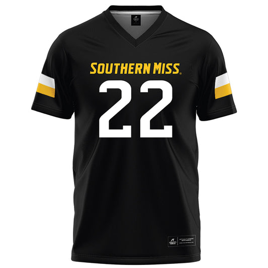 Southern Miss - NCAA Football : Corey Myrick - Black Football Jersey-0