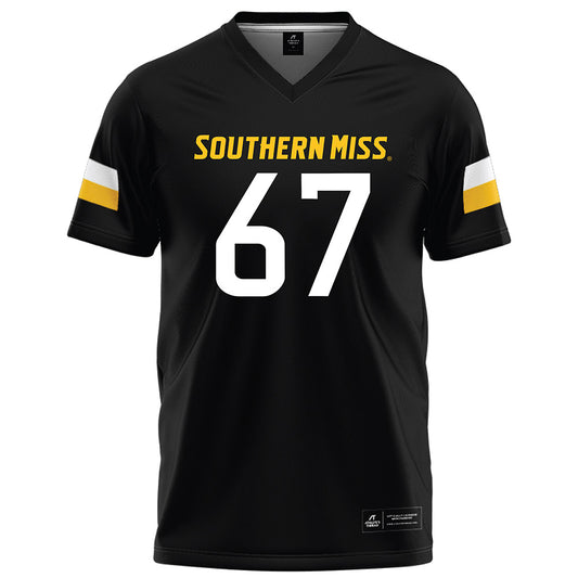 Southern Miss - NCAA Football : Broderick Roman - Black Football Jersey-0