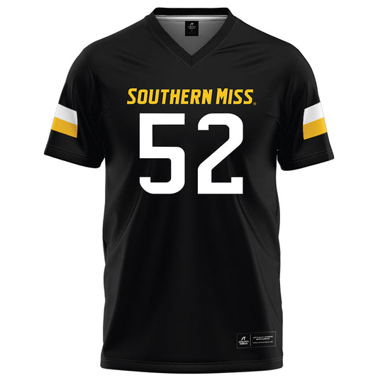Southern Miss - NCAA Football : Cooper Frazier - Black Football Jersey-0