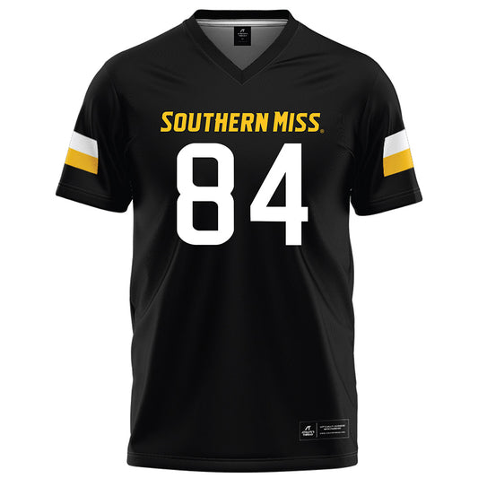Southern Miss - NCAA Football : Kadinn Morris - Black Football Jersey-0