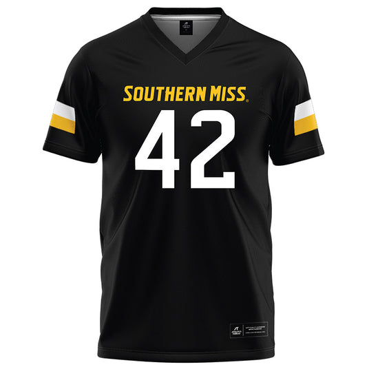 Southern Miss - NCAA Football : Cannon McClain - Black Football Jersey-0