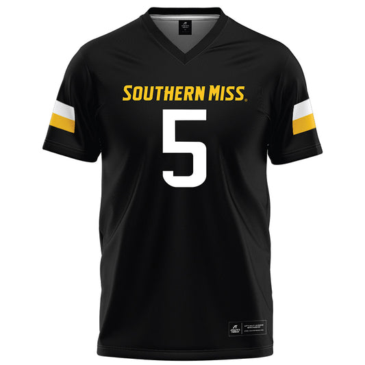 Southern Miss - NCAA Football : JJ Hawkins - Black Football Jersey-0
