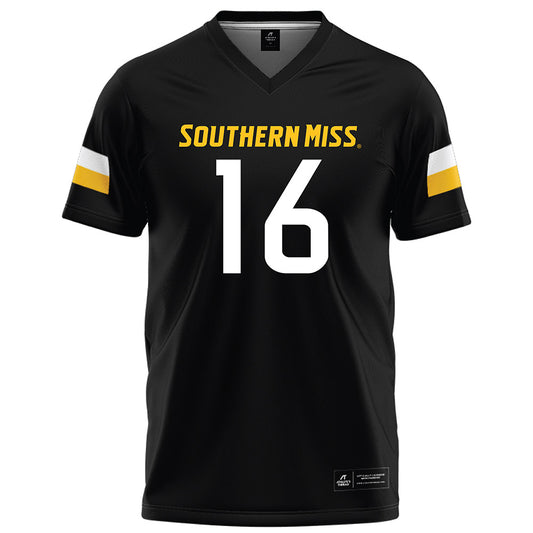 Southern Miss - NCAA Football : Denzel Gardner - Black Football Jersey-0