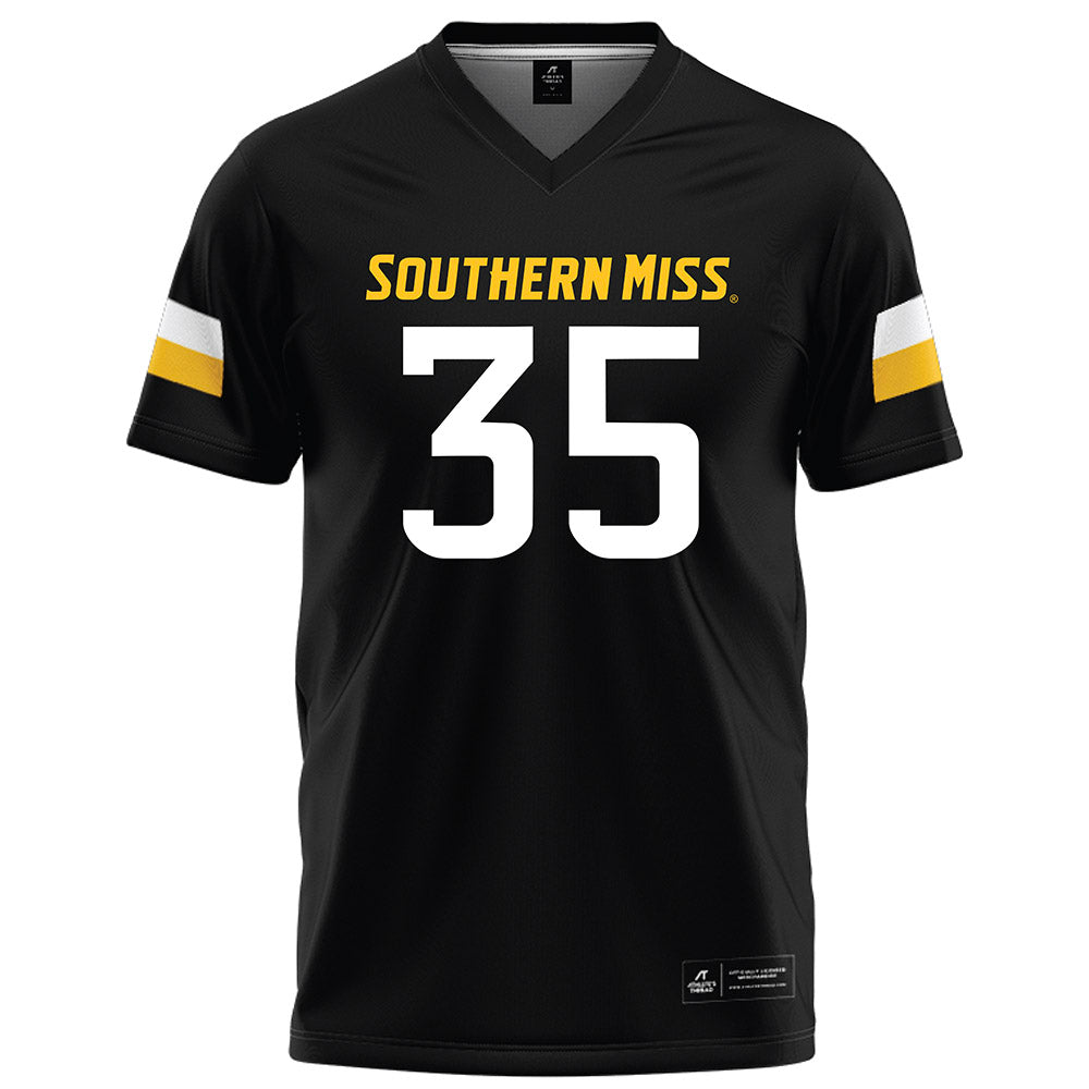 Southern Miss - NCAA Football : Christopher Jones - Black Football Jersey-0