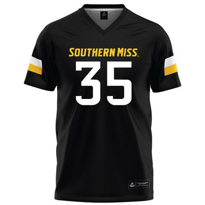 Southern Miss - NCAA Football : Christopher Jones - Black Football Jersey-0