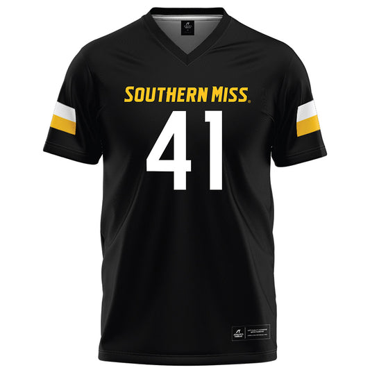 Southern Miss - NCAA Football : Ahmere Foster - Black Football Jersey-0