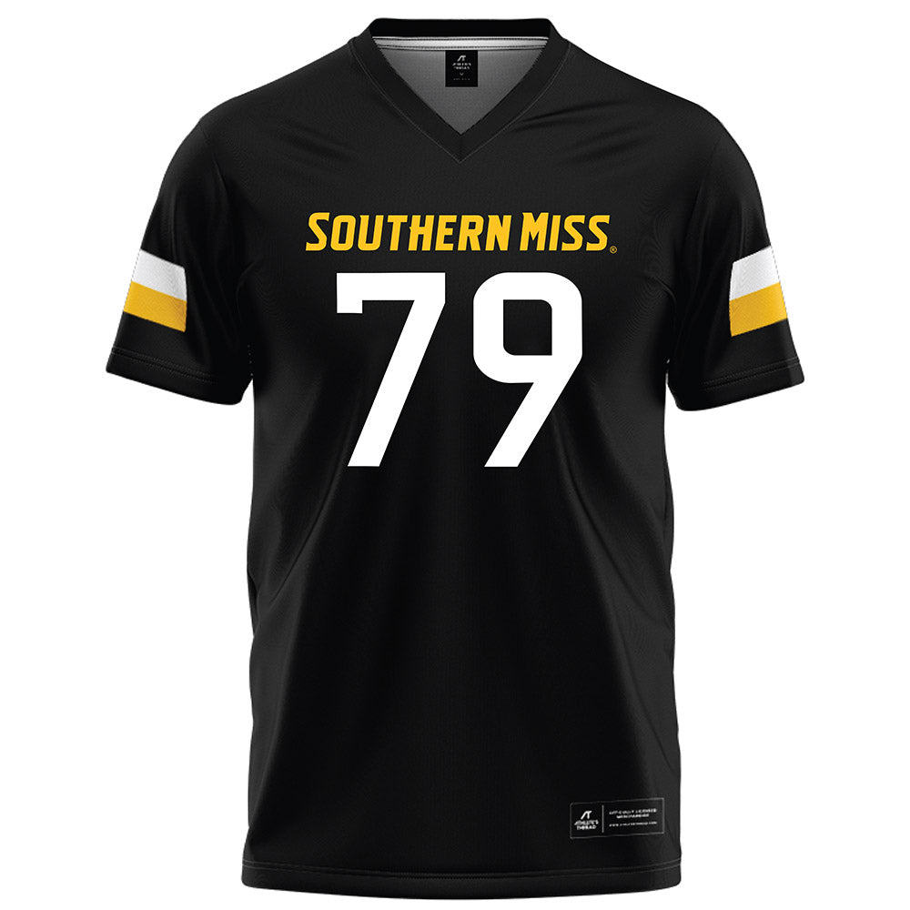 Southern Miss - NCAA Football : Liam Cassidy - Black Football Jersey-0