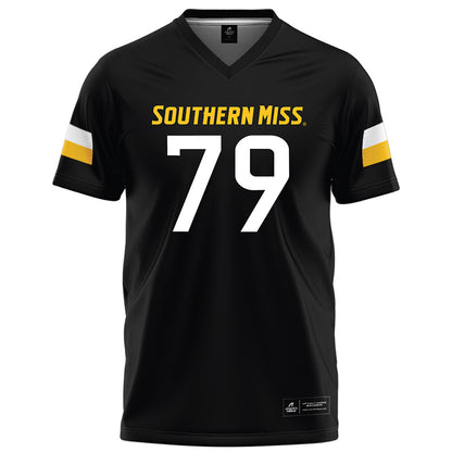 Southern Miss - NCAA Football : Liam Cassidy - Black Football Jersey-0
