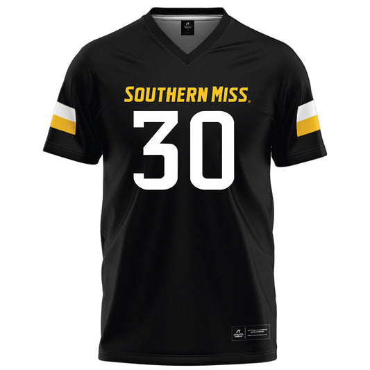 Southern Miss - NCAA Football : Andrew Tate - Black Football Jersey-0
