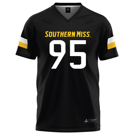 Southern Miss - NCAA Football : Mason Clinton - Black Football Jersey-0