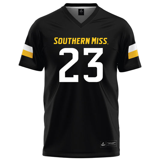 Southern Miss - NCAA Football : Trey Horne - Black Football Jersey-0