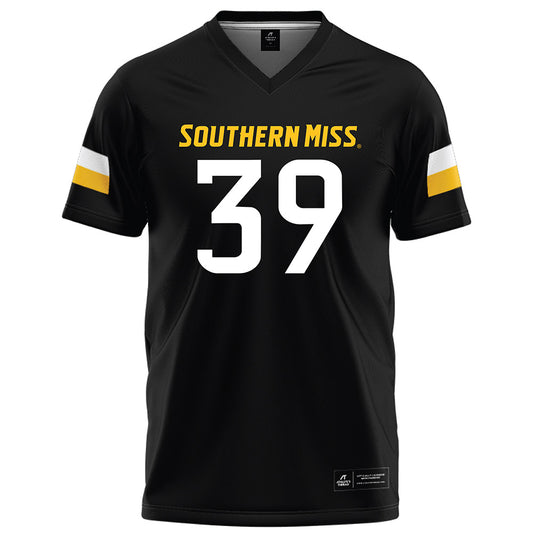 Southern Miss - NCAA Football : Javarion Barnett - Black Football Jersey-0