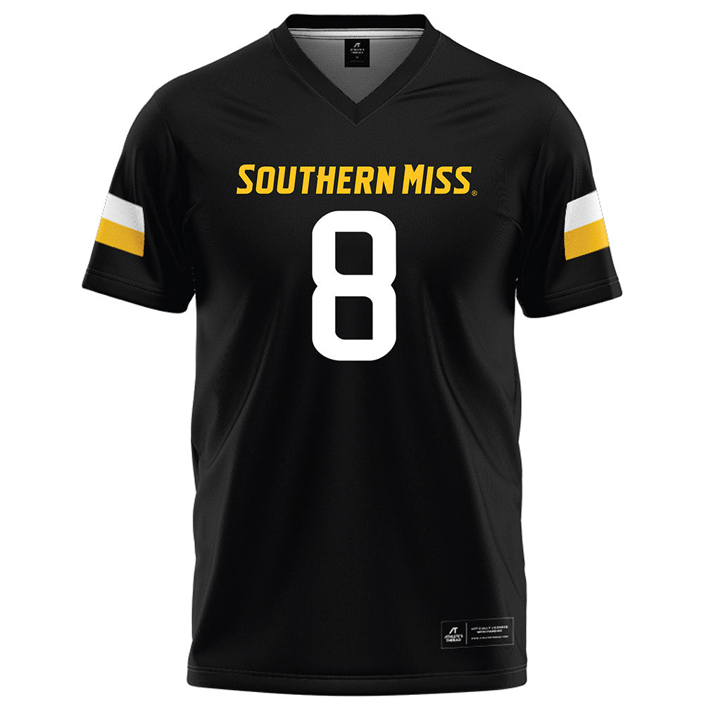 Southern Miss - NCAA Football : Jalil Clemons - Black Football Jersey-0