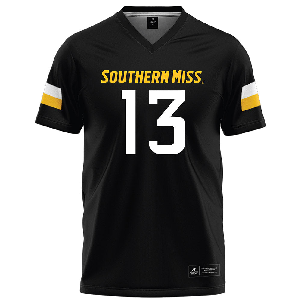 Southern Miss - NCAA Football : Mathis Haygood - Black Football Jersey-0