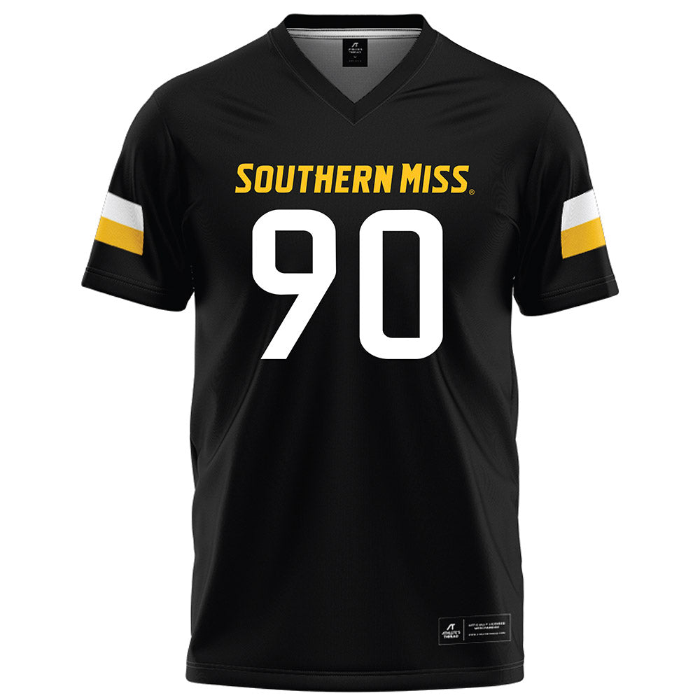 Southern Miss - NCAA Football : Najae Hallenbeck - Black Football Jersey-0
