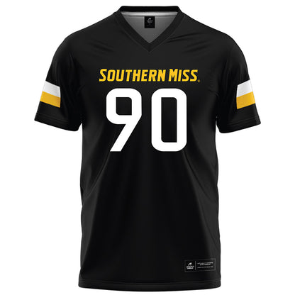 Southern Miss - NCAA Football : Najae Hallenbeck - Black Football Jersey-0