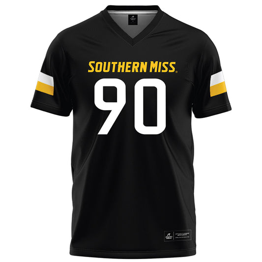 Southern Miss - NCAA Football : Najae Hallenbeck - Black Football Jersey-0