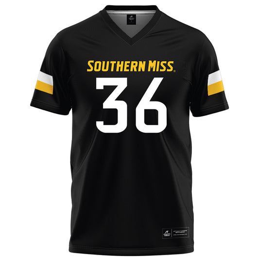 Southern Miss - NCAA Football : Brodarius Lewis - Black Football Jersey-0