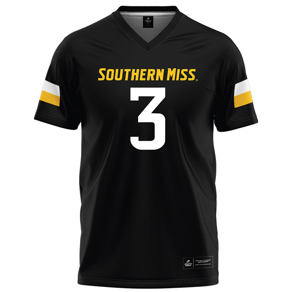 Southern Miss - NCAA Football : Ian Foster - Black Football Jersey-0