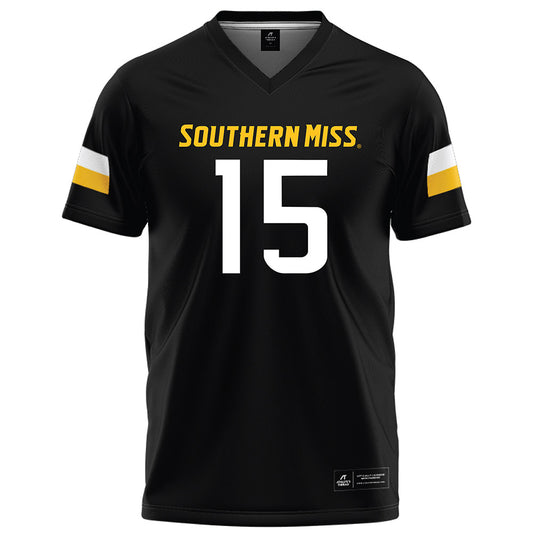 Southern Miss - NCAA Football : Jalen Sims - Black Football Jersey-0