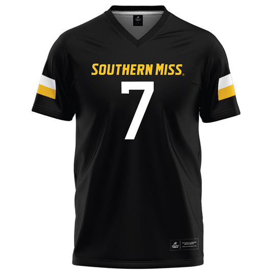 Southern Miss - NCAA Football : Carl Chester Jr - Black Football Jersey-0