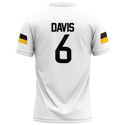 Southern Miss - NCAA Football : Micah Davis - White Football Jersey-1