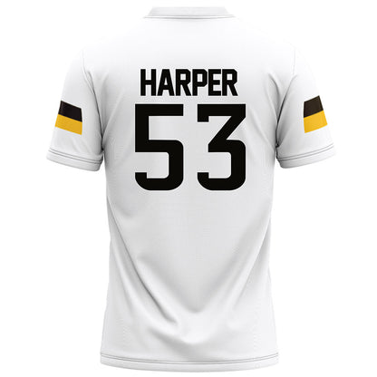 Southern Miss - NCAA Football : Joseph Harper - White Football Jersey-1
