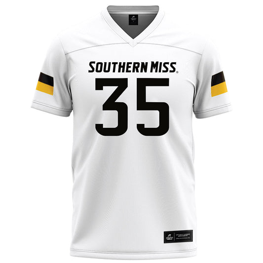 Southern Miss - NCAA Football : Christopher Jones - White Football Jersey-0