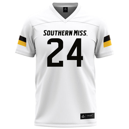 Southern Miss - NCAA Football : Josh Battle - White Football Jersey-0