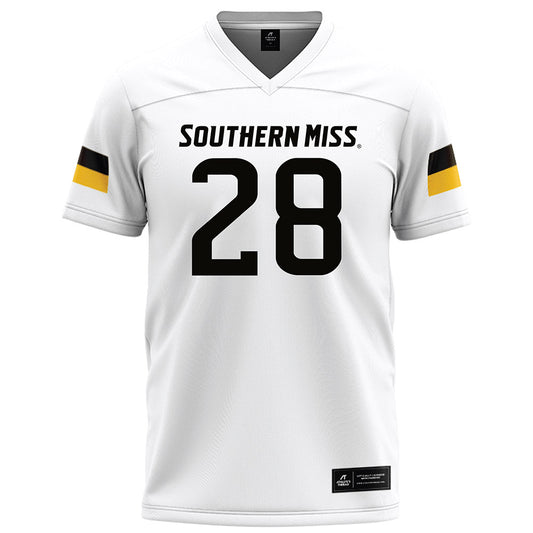 Southern Miss - NCAA Football : Trevor Winton - White Football Jersey-0