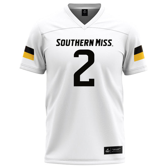 Southern Miss - NCAA Football : Michael Caraway - White Football Jersey-0