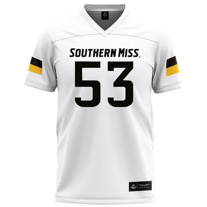 Southern Miss - NCAA Football : Joseph Harper - White Football Jersey-0