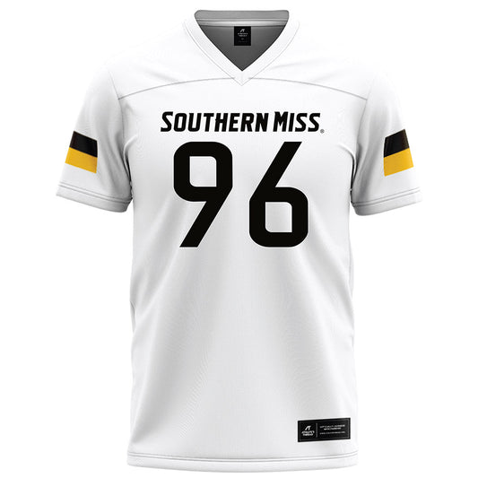 Southern Miss - NCAA Football : Reed Harradine - White Football Jersey-0