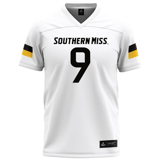 Southern Miss - NCAA Football : Jaylen Himes - White Football Jersey-0